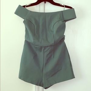 Off the shoulder romper